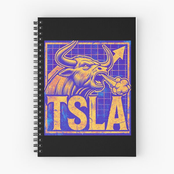 Item preview, tesla Stock Investor EV Market Bull Run Trading Design designed and sold by TEEJAMBOREE.