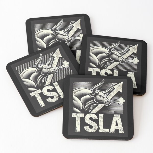 Item preview, tesla Stock Investor EV Market Bull Run Trading Design designed and sold by TEEJAMBOREE.