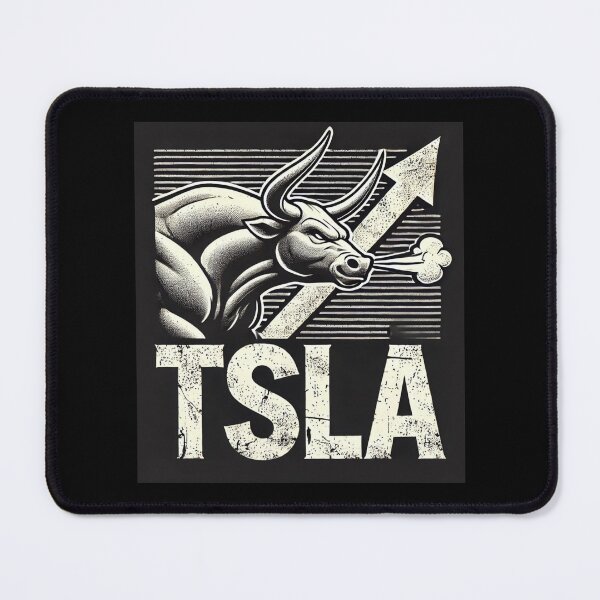 Item preview, tesla Stock Investor EV Market Bull Run Trading Design designed and sold by TEEJAMBOREE.