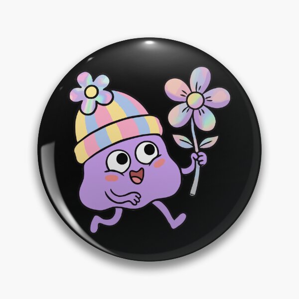 Item preview, Running Lavender Blob with Shimmering Botanical designed and sold by Emegan Print Art.