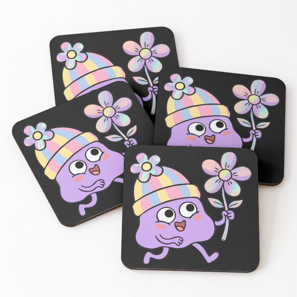 Item preview, Running Lavender Blob with Shimmering Botanical designed and sold by Emegan Print Art.