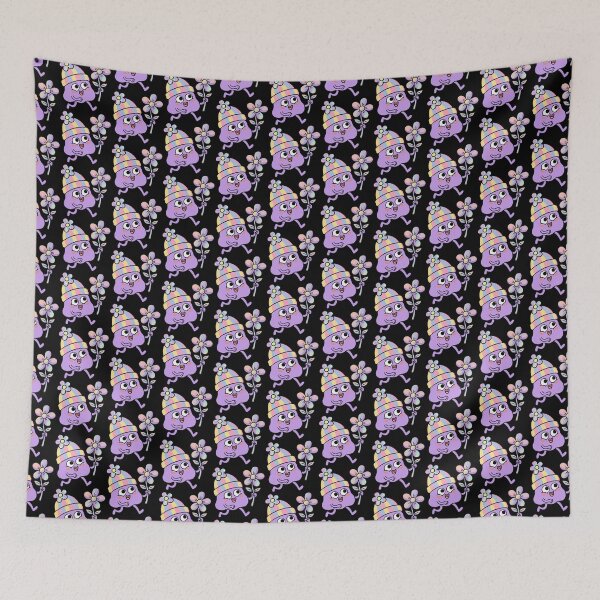 Item preview, Running Lavender Blob with Shimmering Botanical designed and sold by Emegan Print Art.