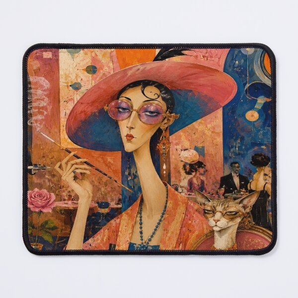 Item preview, Beautiful girl with a cat. designed and sold by Natalia-Vlad.