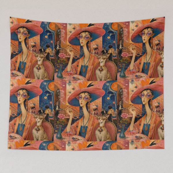 Item preview, Beautiful girl with a cat. designed and sold by Natalia-Vlad.