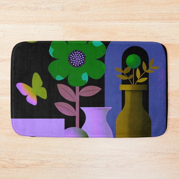 Item preview, Emerald Dream Portal | Surreal Neon Floral Art designed and sold by joycrysstudio.