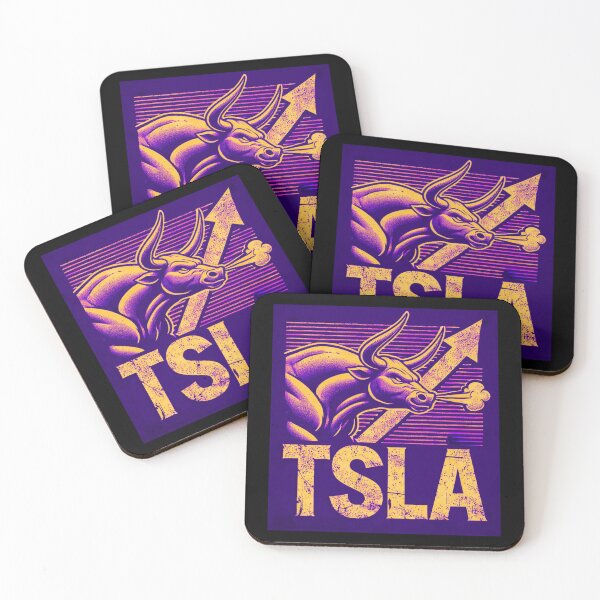 Item preview, tesla Stock Investor EV Market Bull Run Trading Design designed and sold by TEEJAMBOREE.