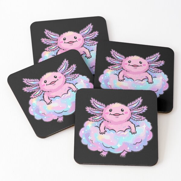 Item preview, Iridescent Fluffy Salamander Sky Voyager designed and sold by Emegan Print Art.