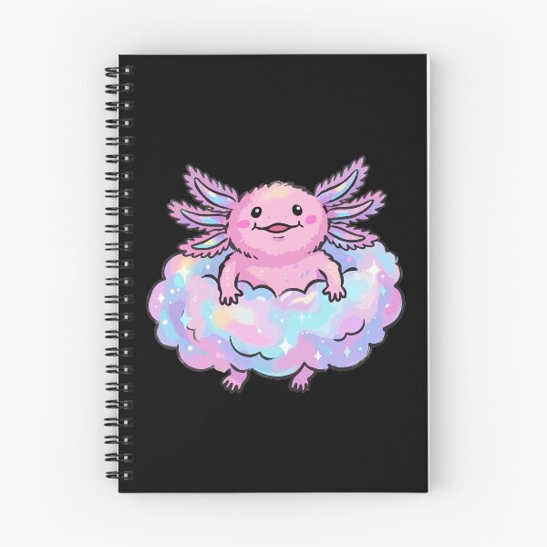 Item preview, Iridescent Fluffy Salamander Sky Voyager designed and sold by Emegan Print Art.