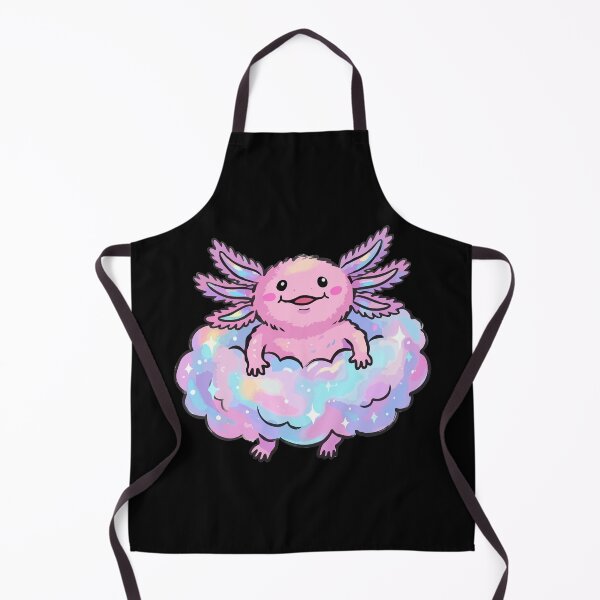 Item preview, Iridescent Fluffy Salamander Sky Voyager designed and sold by Emegan Print Art.