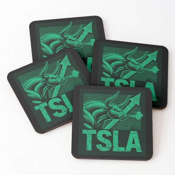 Item preview, tesla Stock Investor EV Market Bull Run Trading Design designed and sold by TEEJAMBOREE.