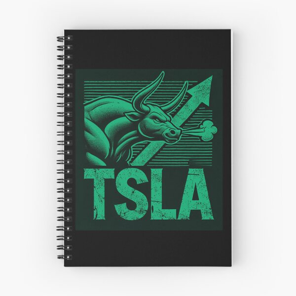 Item preview, tesla Stock Investor EV Market Bull Run Trading Design designed and sold by TEEJAMBOREE.