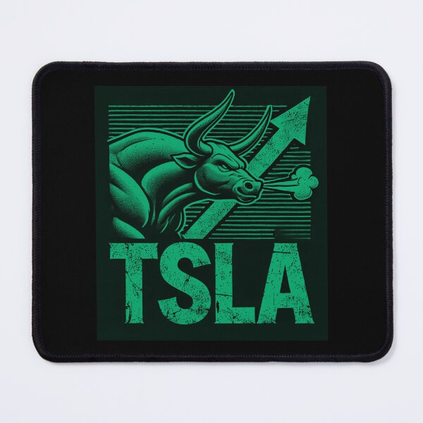 Item preview, tesla Stock Investor EV Market Bull Run Trading Design designed and sold by TEEJAMBOREE.