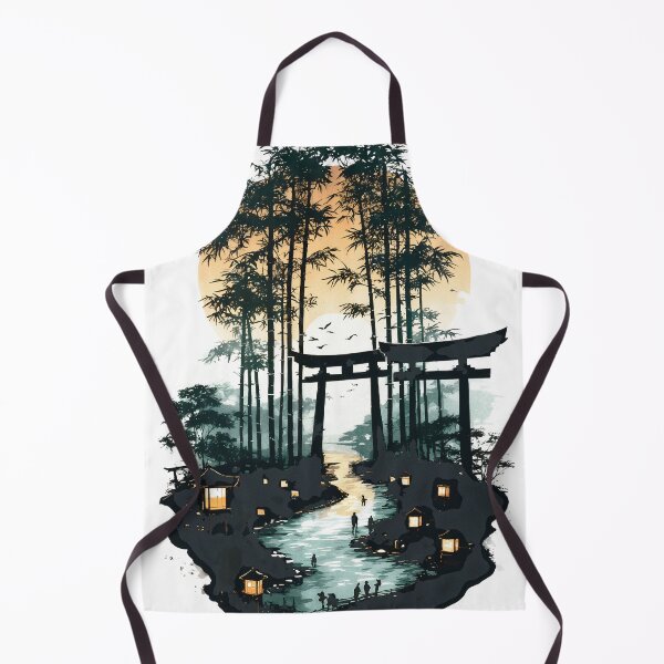 Item preview, Majestic Arashiyama Bamboo Grove Double Exposure Negative Space Art designed and sold by JacksoonLester.