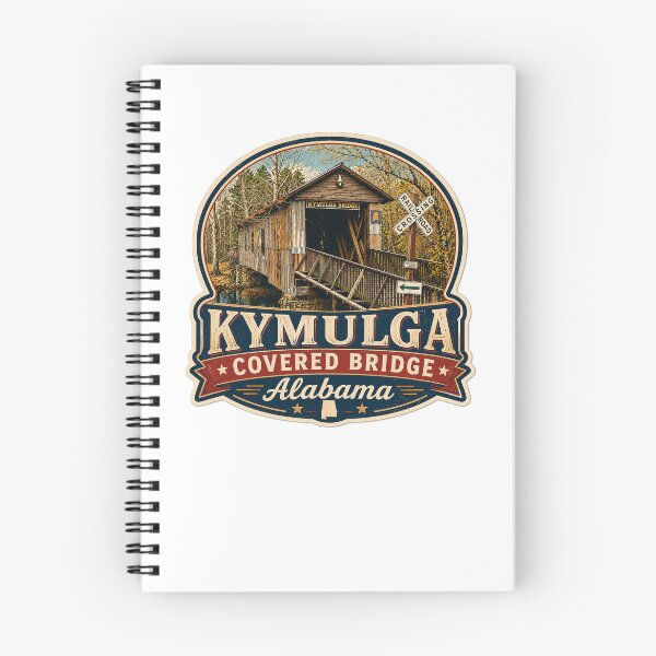 Item preview, Kymulga Covered Bridge sticker designed and sold by gotucoveredart.