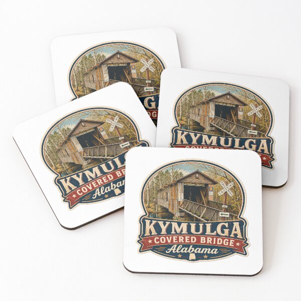 Item preview, Kymulga Covered Bridge sticker designed and sold by gotucoveredart.