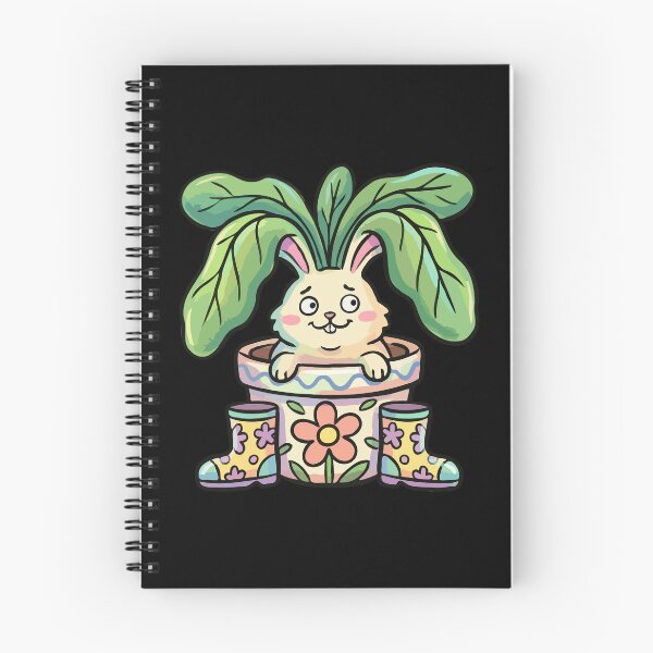 Item preview, Cottagecore Garden Rabbit in Terra Cotta designed and sold by Emegan Print Art.