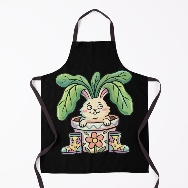 Item preview, Cottagecore Garden Rabbit in Terra Cotta designed and sold by Emegan Print Art.