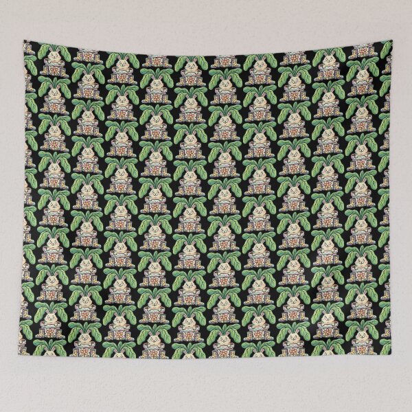 Item preview, Cottagecore Garden Rabbit in Terra Cotta designed and sold by Emegan Print Art.