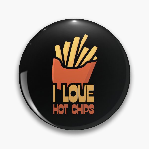 Item preview, I Love Hot Chips designed and sold by Dondonmart.