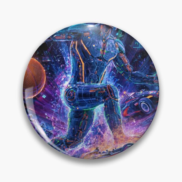 Item preview, Cyber Sports Universe | AI Multi-Sport God | Basketball F1 Tennis Holographic Champion designed and sold by RAMHEARTS.