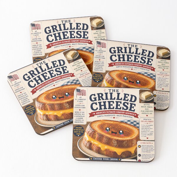 Item preview, Happy Grilled Cheese  designed and sold by 1mooreroy.