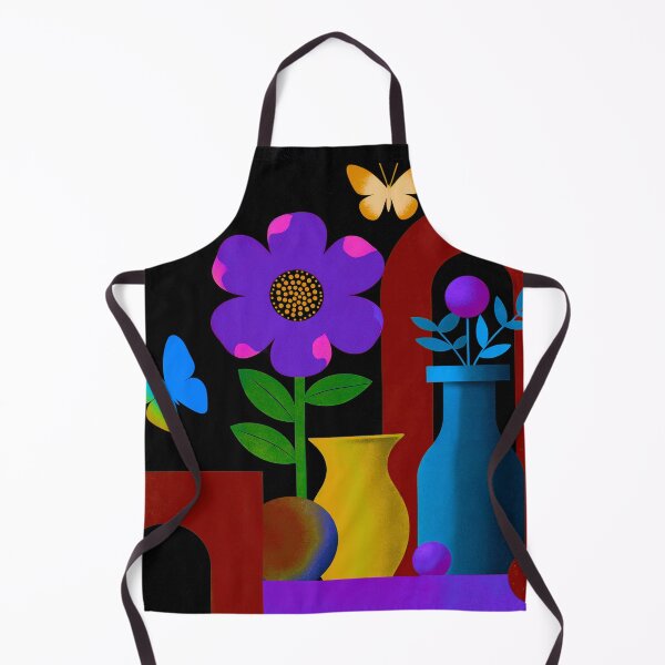 Item preview, Cosmic Violet Bloom | Retro Neon Floral Fantasy designed and sold by joycrysstudio.