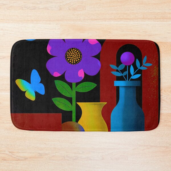 Item preview, Cosmic Violet Bloom | Retro Neon Floral Fantasy designed and sold by joycrysstudio.