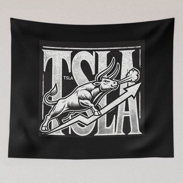 Item preview, tesla Stock Investor EV Market Bull Run Trading Design designed and sold by TEEJAMBOREE.