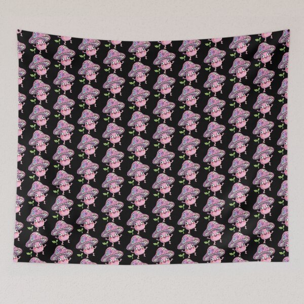 Item preview, Pink Iridescent Sprout Fungi Character designed and sold by Emegan Print Art.