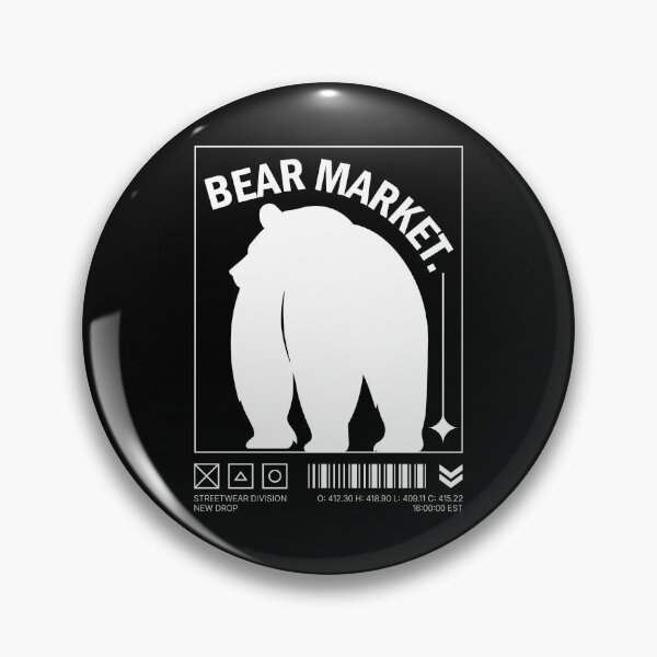 Item preview, Bear Market Industrial Brutalist Finance Streetwear designed and sold by BRINGOO.