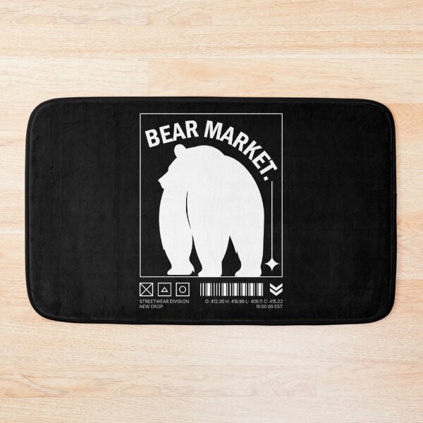 Item preview, Bear Market Industrial Brutalist Finance Streetwear designed and sold by BRINGOO.
