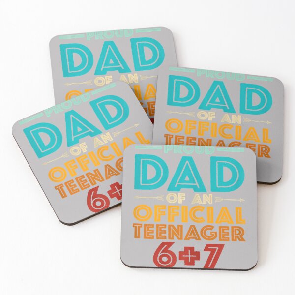 Item preview, Proud Dad of an Official Teenager 6+7 Funny 67 Meme Birthday designed and sold by GreggRoss.