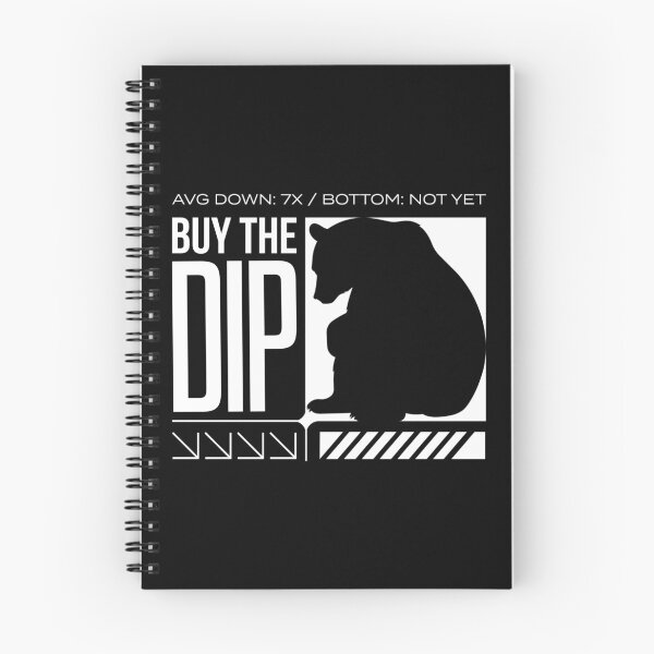 Item preview, Buy The Dip Average Down Crypto Bear Streetwear designed and sold by BRINGOO.