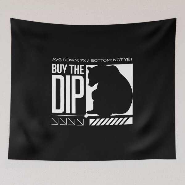 Item preview, Buy The Dip Average Down Crypto Bear Streetwear designed and sold by BRINGOO.