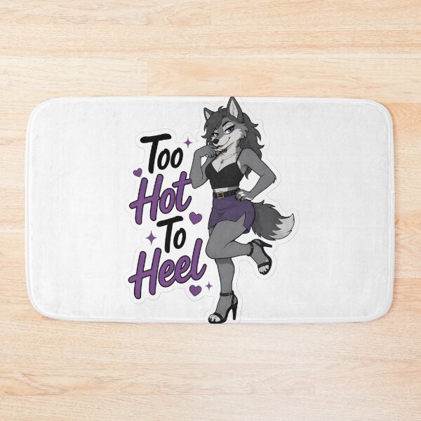 Item preview, Too Hot to Heel Wolf Furry Attitude designed and sold by Furrenzy.