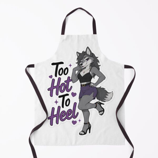 Item preview, Too Hot to Heel Wolf Furry Attitude designed and sold by Furrenzy.