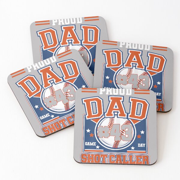 Item preview, Proud Dad of Baseball Player Number 43 Game Day Sports designed and sold by GreggRoss.