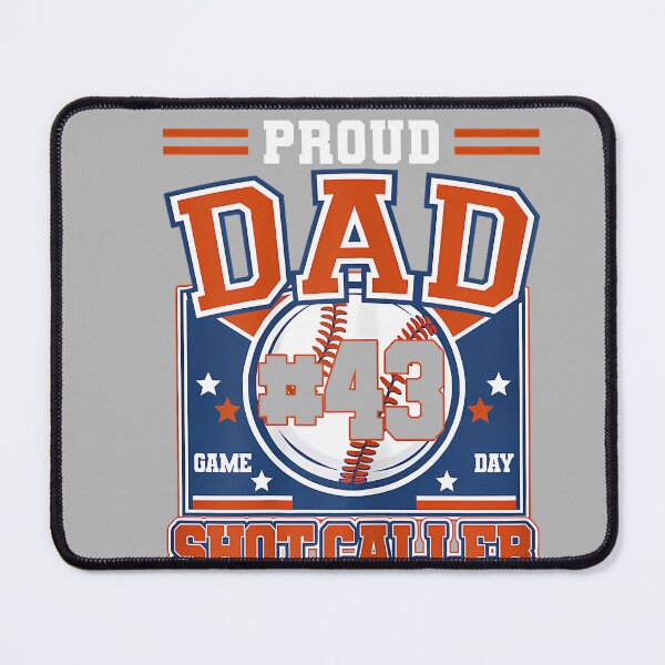 Item preview, Proud Dad of Baseball Player Number 43 Game Day Sports designed and sold by GreggRoss.