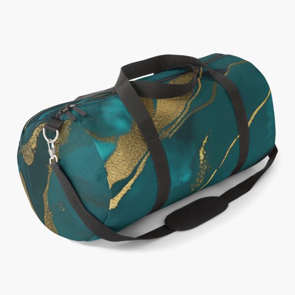 Item preview, Dark Teal Marble Texture with Gold Flecks designed and sold by BirdsnStuff.