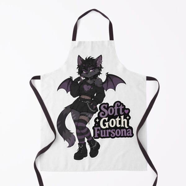 Item preview, Soft Goth Fursona Cute Dark Furry designed and sold by Furrenzy.