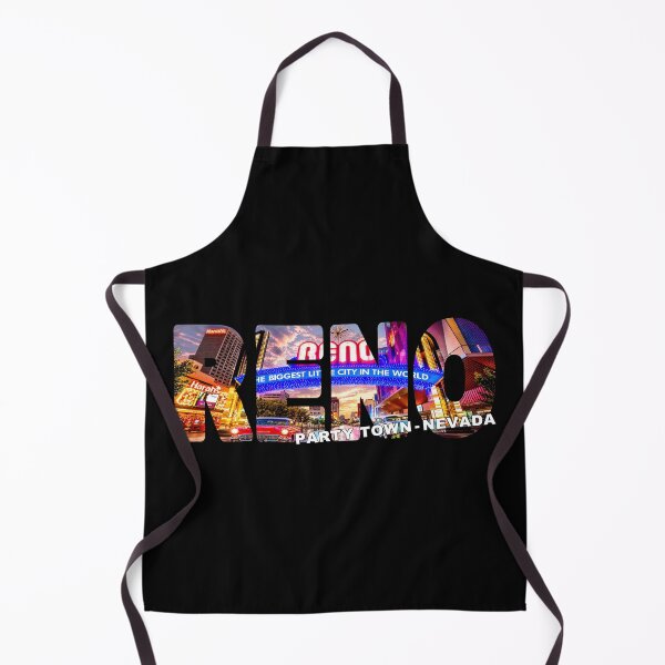 Item preview, RENO Party Town Nevada - USA Reno Arch and Casinos Lights Cars designed and sold by Adam Gormley.