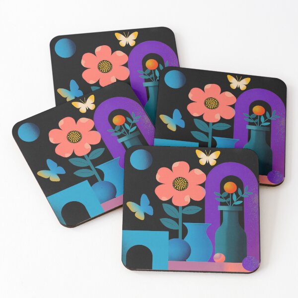 Item preview, Neon Bloom Still Life designed and sold by joycrysstudio.