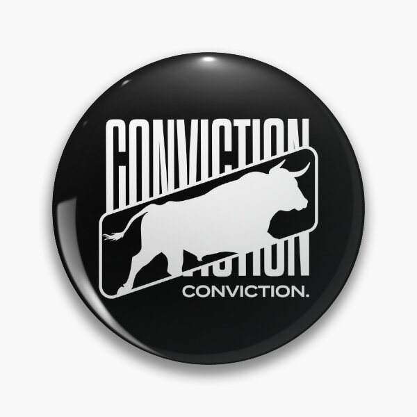 Item preview, Conviction Charging Bull Retro Brutalist Streetwear designed and sold by BRINGOO.