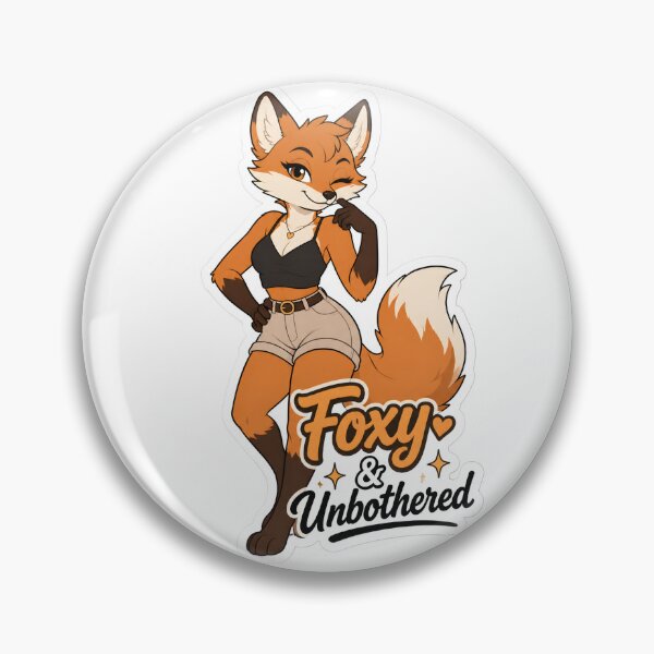 Item preview, Foxy and Unbothered Flirty Furry Fox designed and sold by Furrenzy.