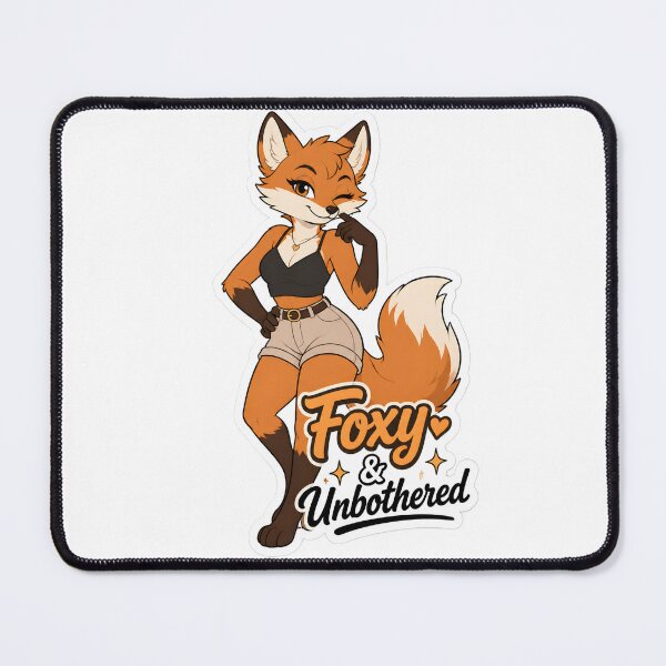Item preview, Foxy and Unbothered Flirty Furry Fox designed and sold by Furrenzy.