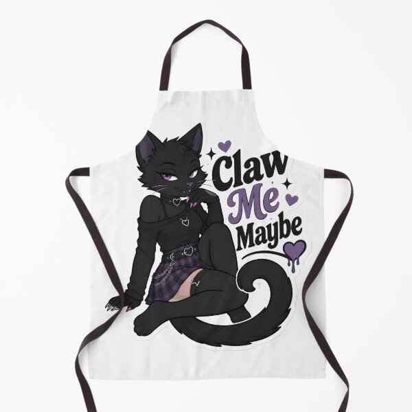 Item preview, Claw Me Maybe Flirty Black Cat Furry designed and sold by Furrenzy.