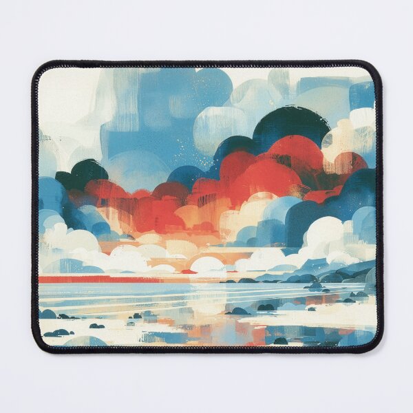 Item preview, Crimson Clouds Over Quiet Waters designed and sold by Dusk Atelier.