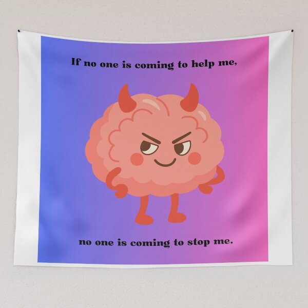 Item preview, No one to stop me (devil face) designed and sold by MSTlady.