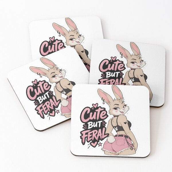 Item preview, Cute But Feral Bunny Furry Mood designed and sold by Furrenzy.