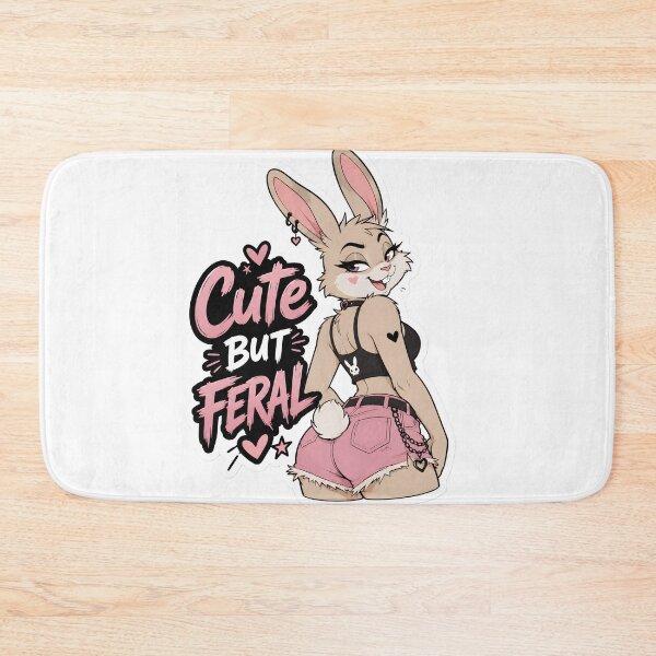Item preview, Cute But Feral Bunny Furry Mood designed and sold by Furrenzy.